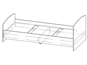 Кровать одинарная в Губкинском - gubkinskij.magazin-mebel74.ru | фото