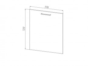 П 60 Комплект для посудомоечной машины 600 мм (цоколь + фасад) ЛДСП в Губкинском - gubkinskij.magazin-mebel74.ru | фото